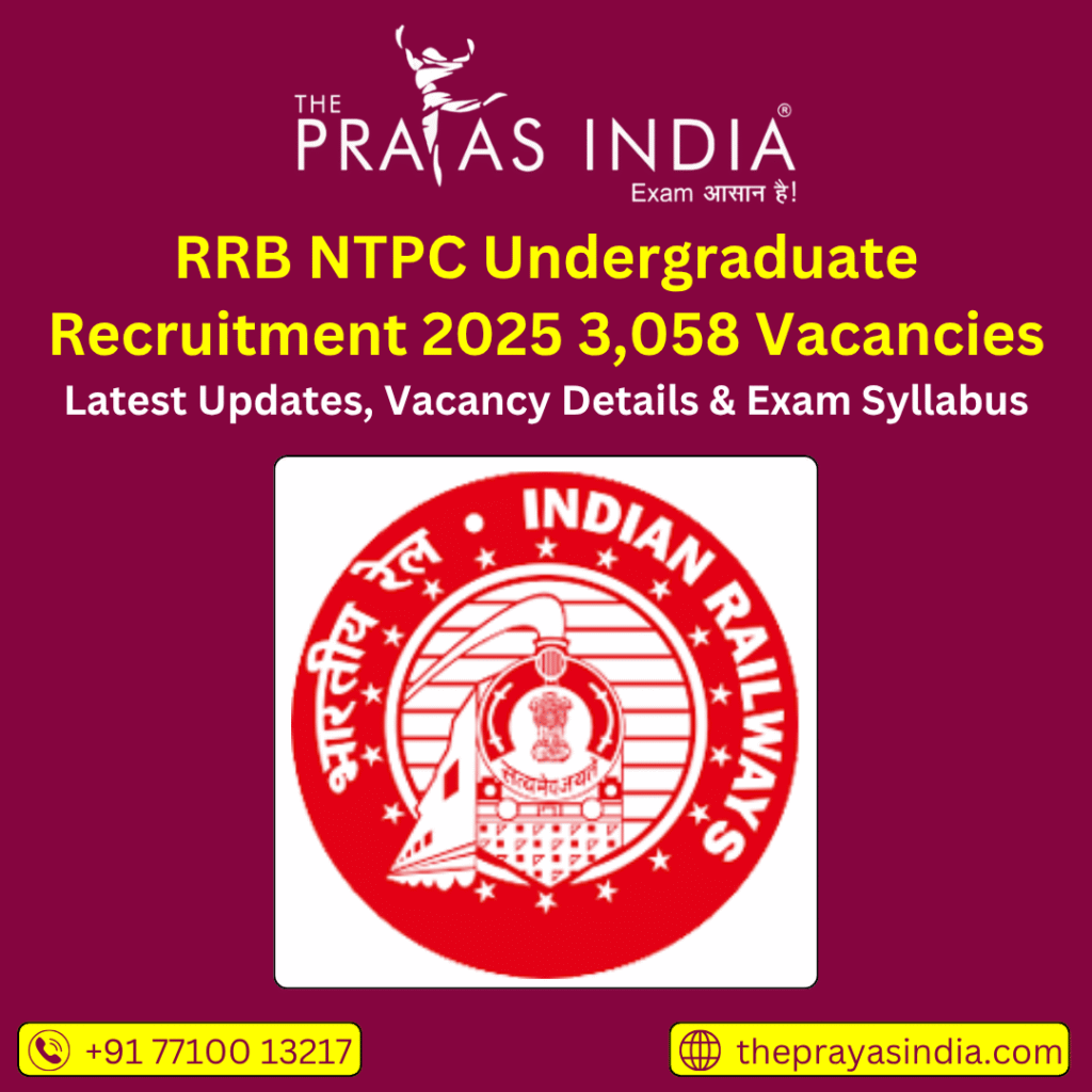 RRB NTPC Undergraduate Recruitment 2025