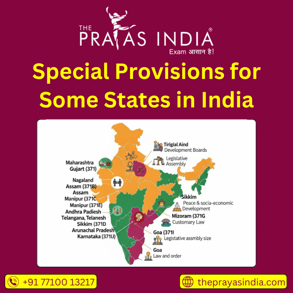 Special Provisions for Some States in India