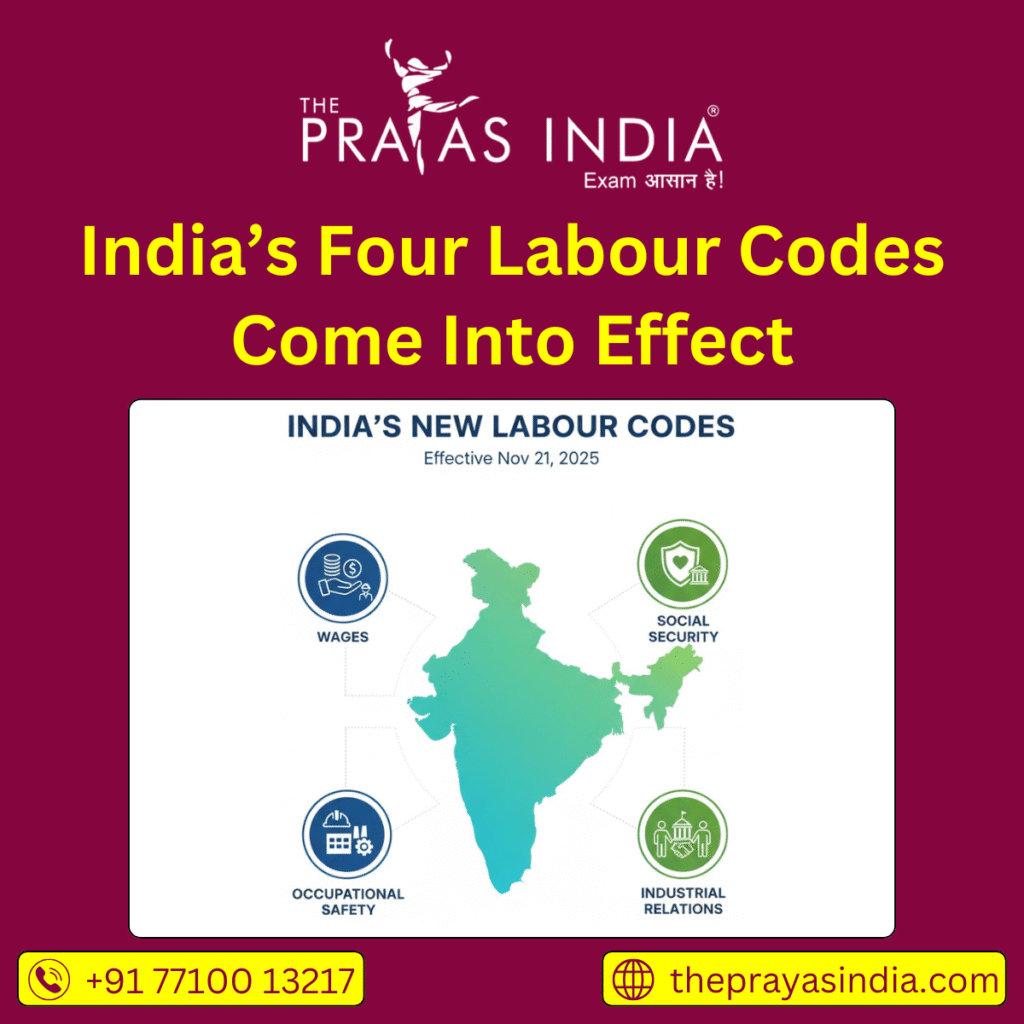 India’s Four Labour Codes Come Into Effect