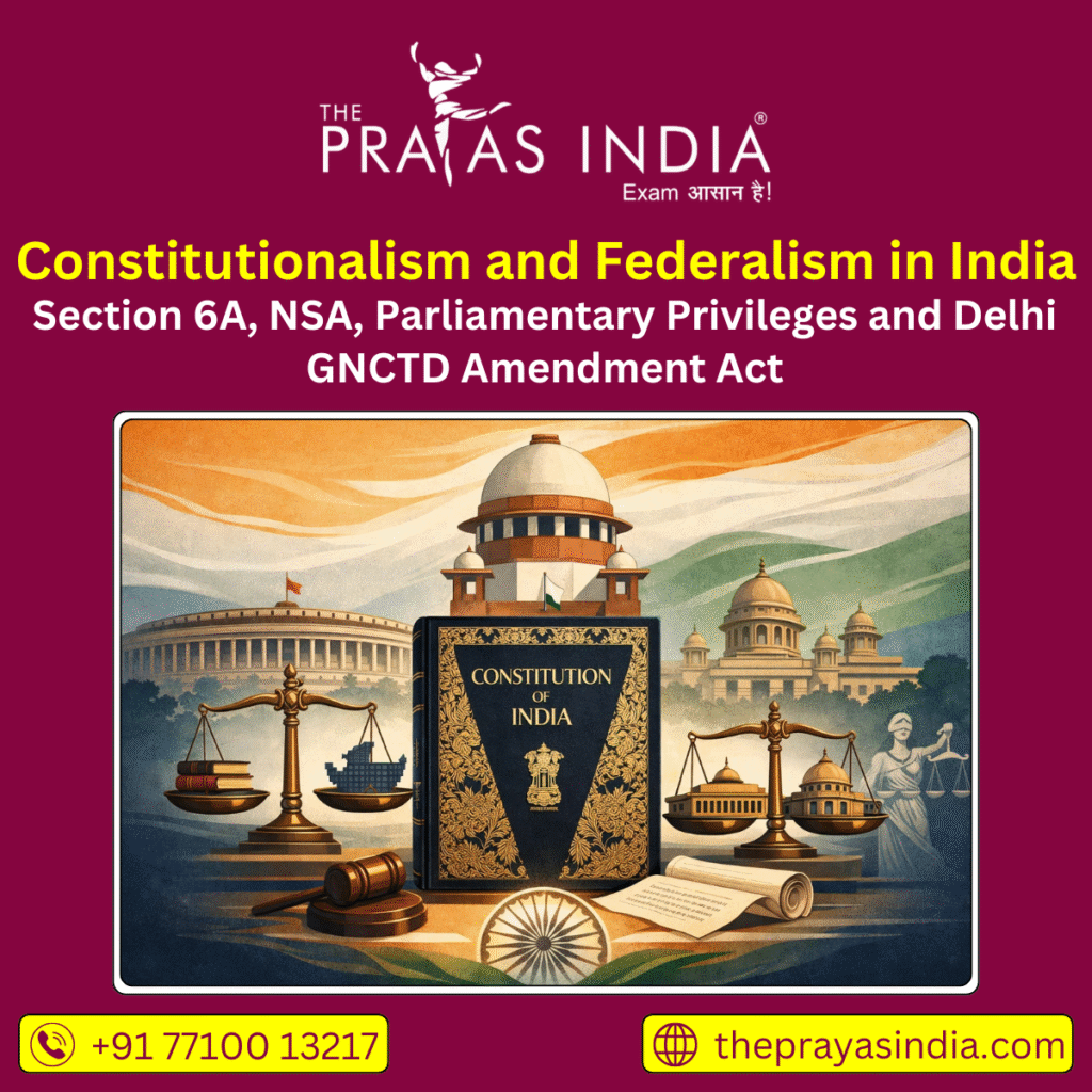 Constitutionalism and Federalism in India