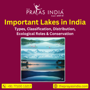 Important Lakes in India