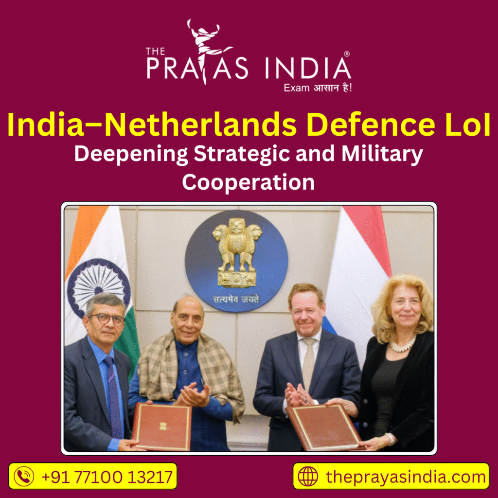 India–Netherlands Defence LoI