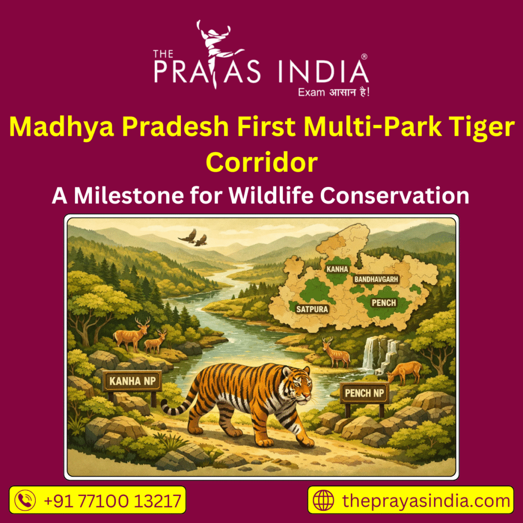 Madhya Pradesh First Multi-Park Tiger Corridor