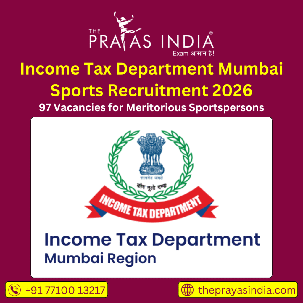 Income Tax Department Mumbai Sports Recruitment 2026