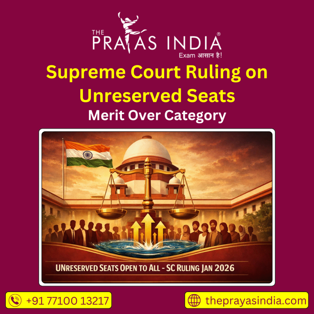 Supreme Court Ruling on Unreserved Seats