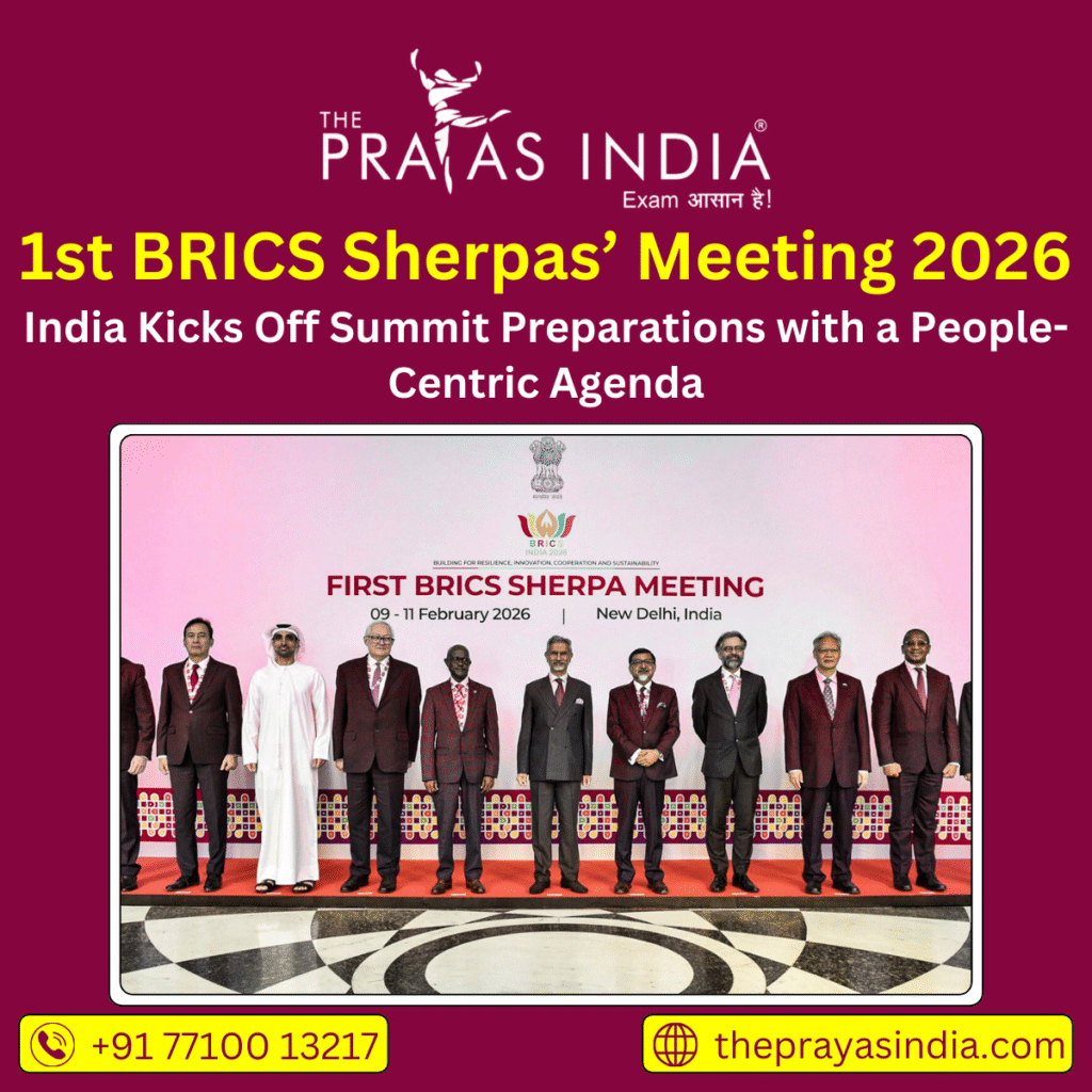 1st BRICS Sherpas’ Meeting 2026