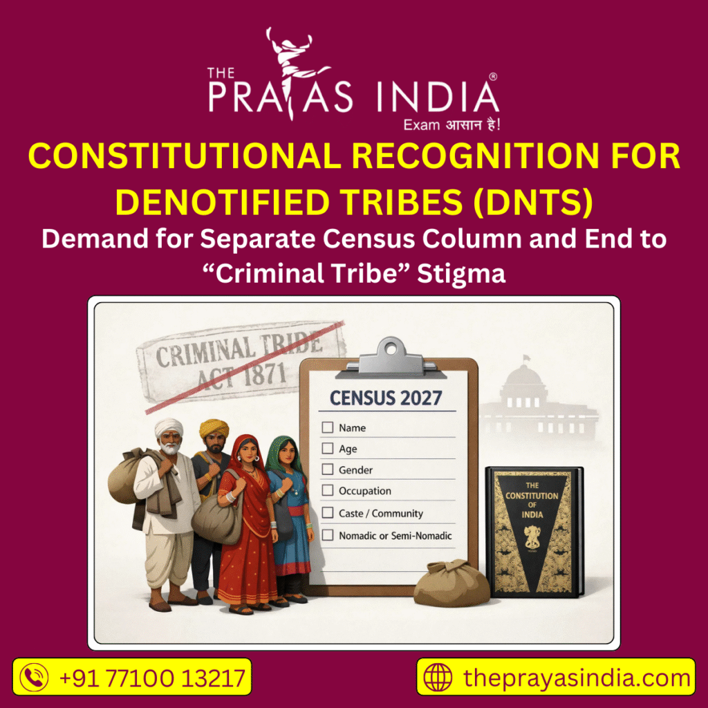 Constitutional Recognition for Denotified Tribes (DNTs)