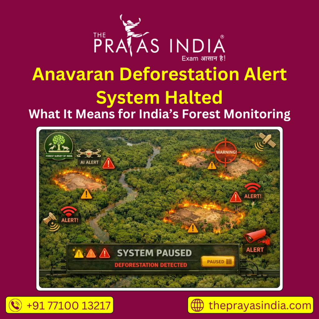 Anavaran Deforestation Alert System Halted