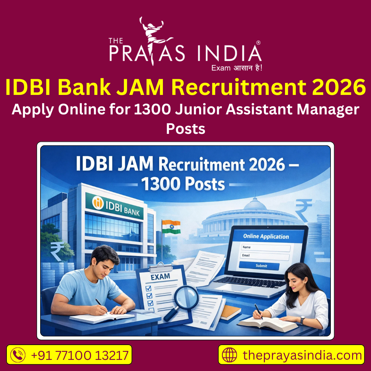 IDBI Bank JAM Recruitment 2026