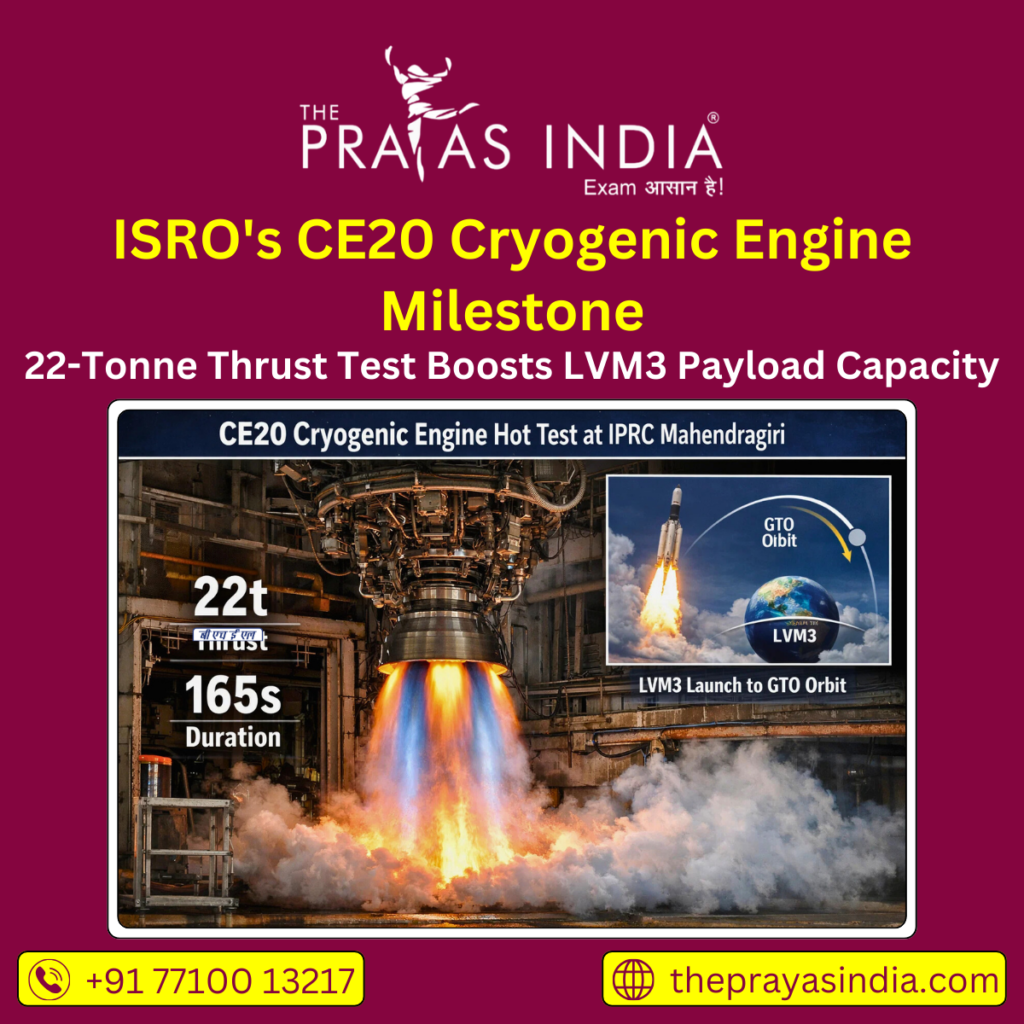 ISRO's CE20 Cryogenic Engine Milestone