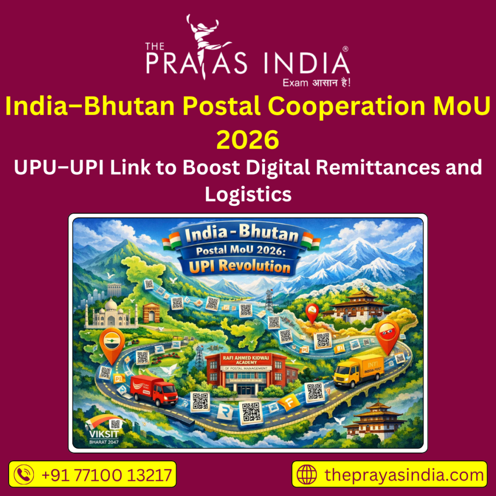 India–Bhutan Postal Cooperation MoU 2026