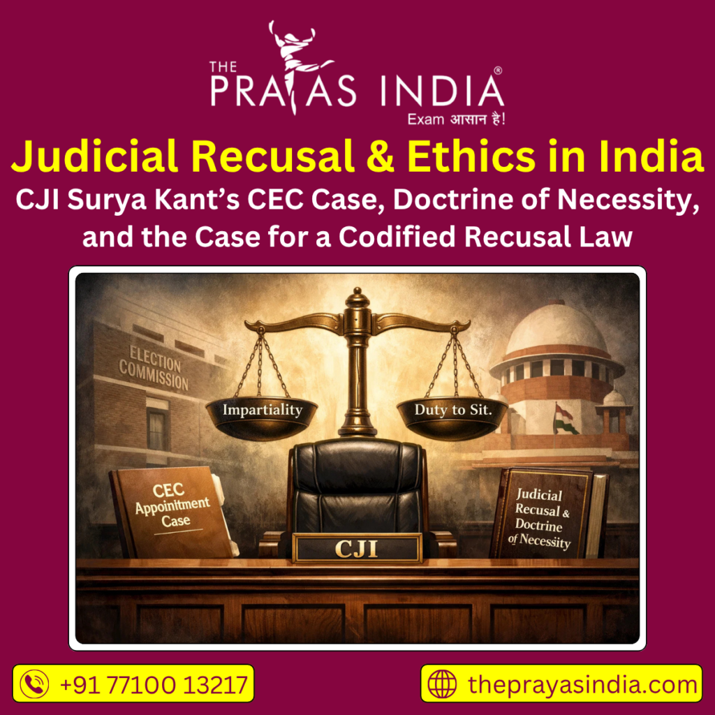 Judicial Recusal & Ethics in India