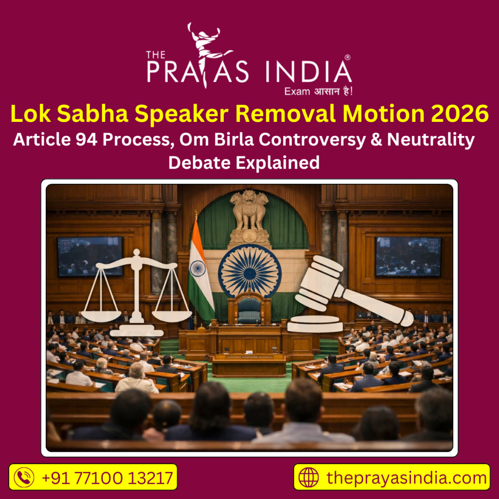 Lok Sabha Speaker Removal Motion 2026