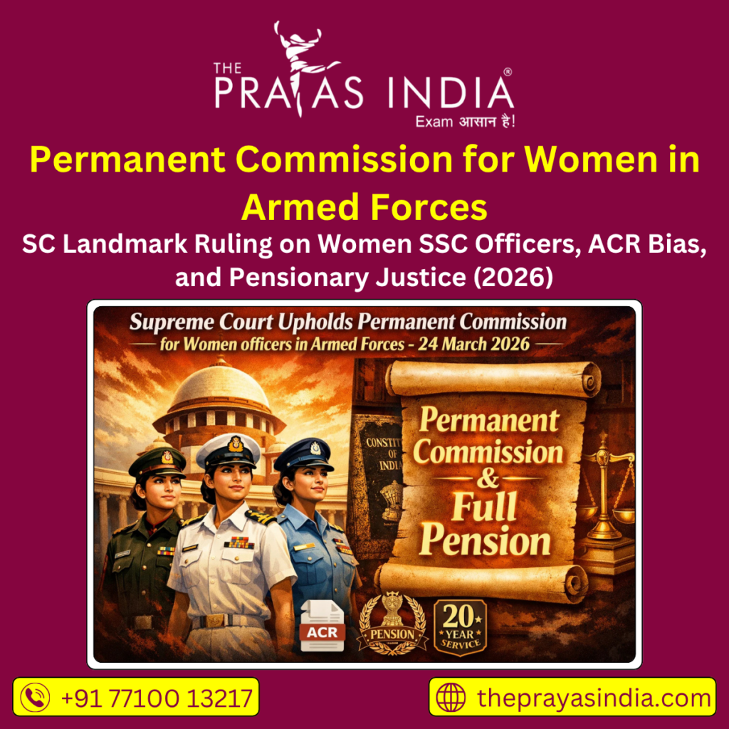 Permanent Commission for Women in Armed Forces