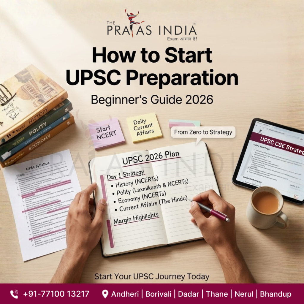 How to Start UPSC Preparation from Zero