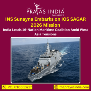 INS Sunayna Embarks on IOS SAGAR 2026 Mission