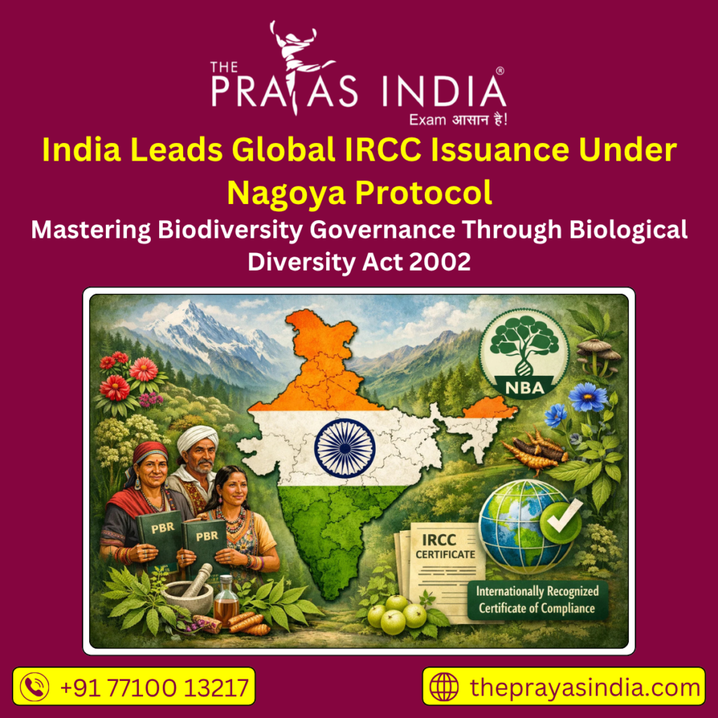 India Leads Global IRCC Issuance Under Nagoya Protocol