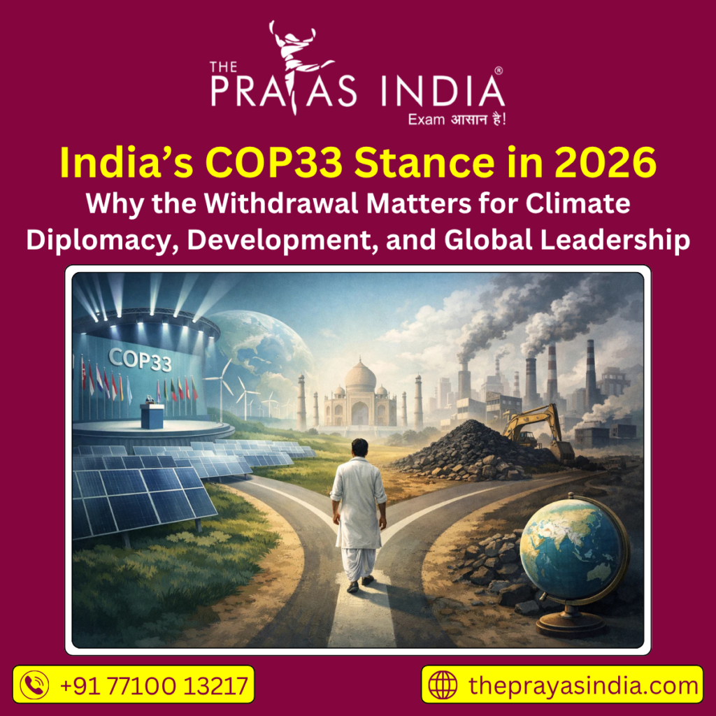 India’s COP33 Stance in 2026