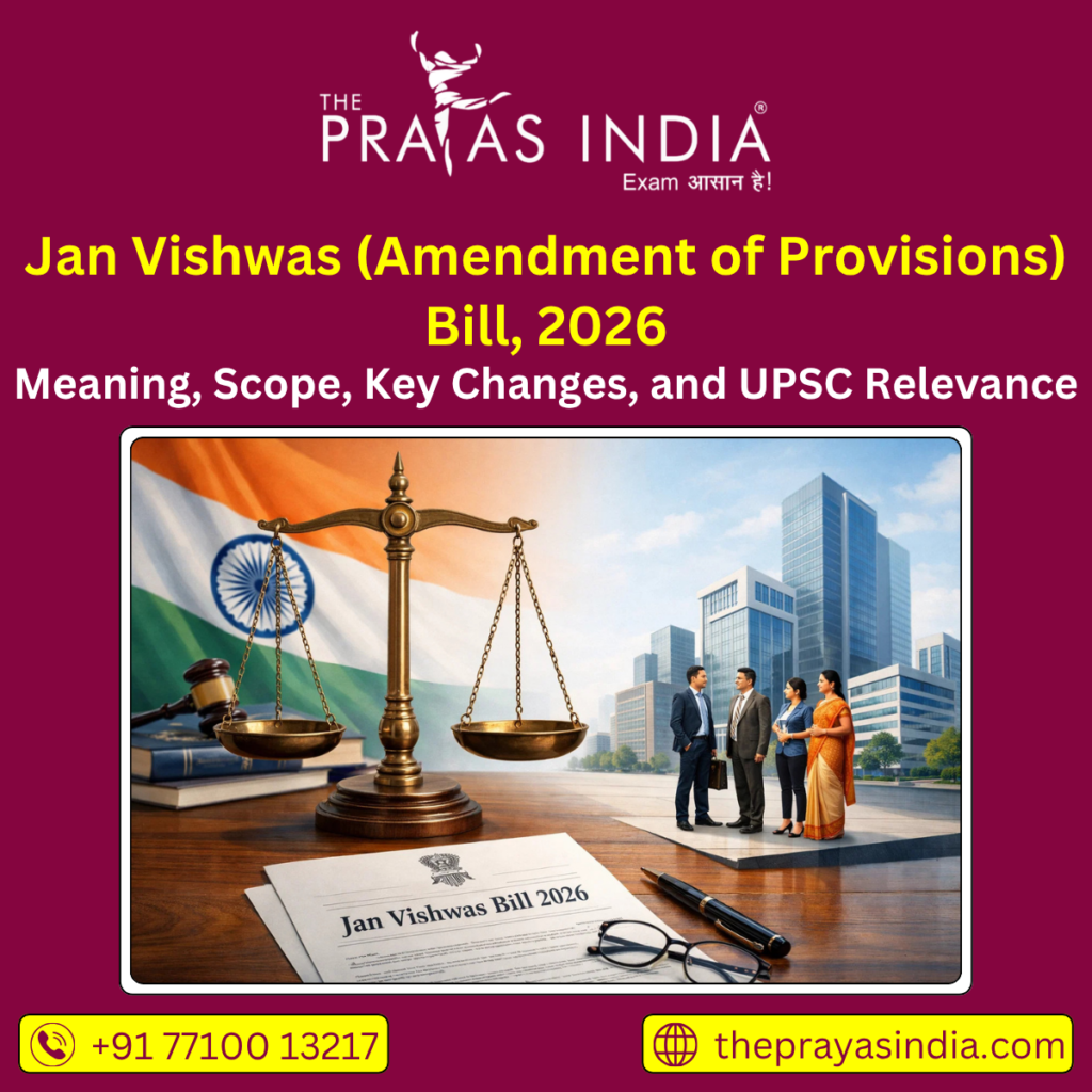 Jan Vishwas (Amendment of Provisions) Bill, 2026