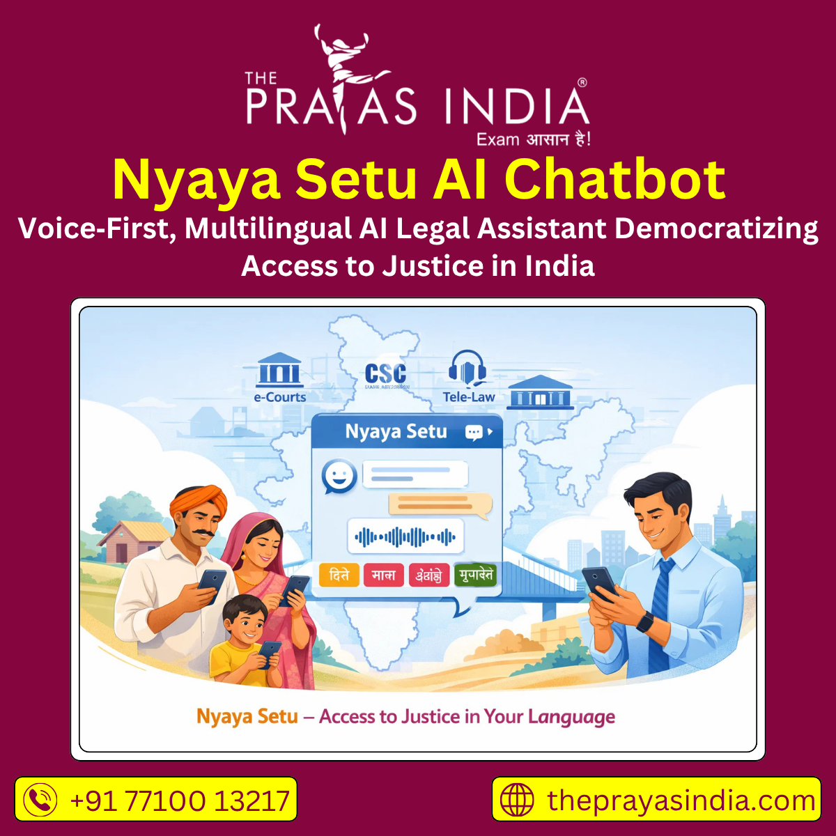 Nyaya Setu AI Chatbot - The Prayas India