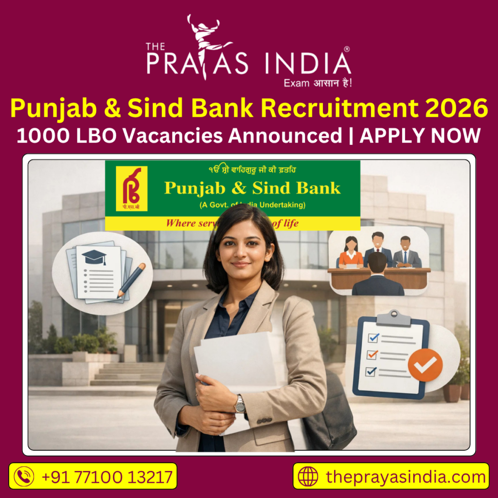 Punjab & Sind Bank Recruitment 2026