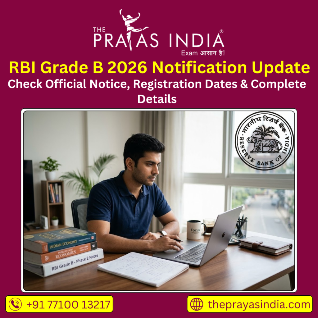 RBI Grade B 2026 Notification