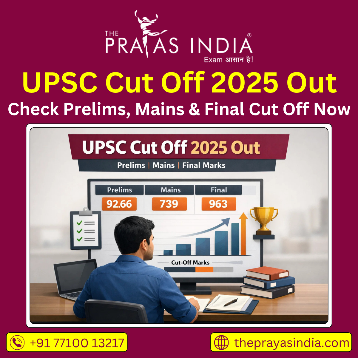 UPSC Cut Off 2025 Out