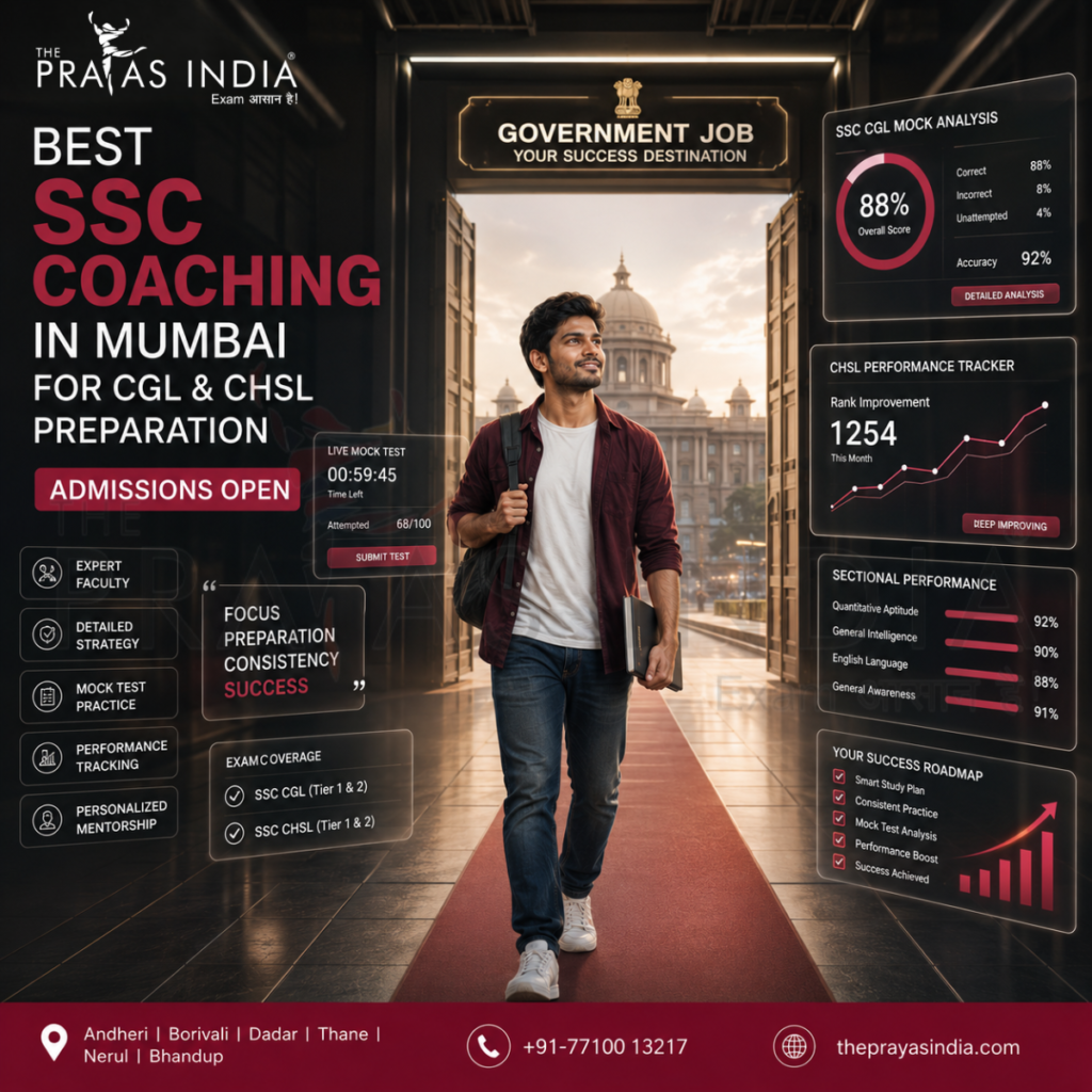 Best SSC Coaching in Mumbai for CGL & CHSL Preparation
