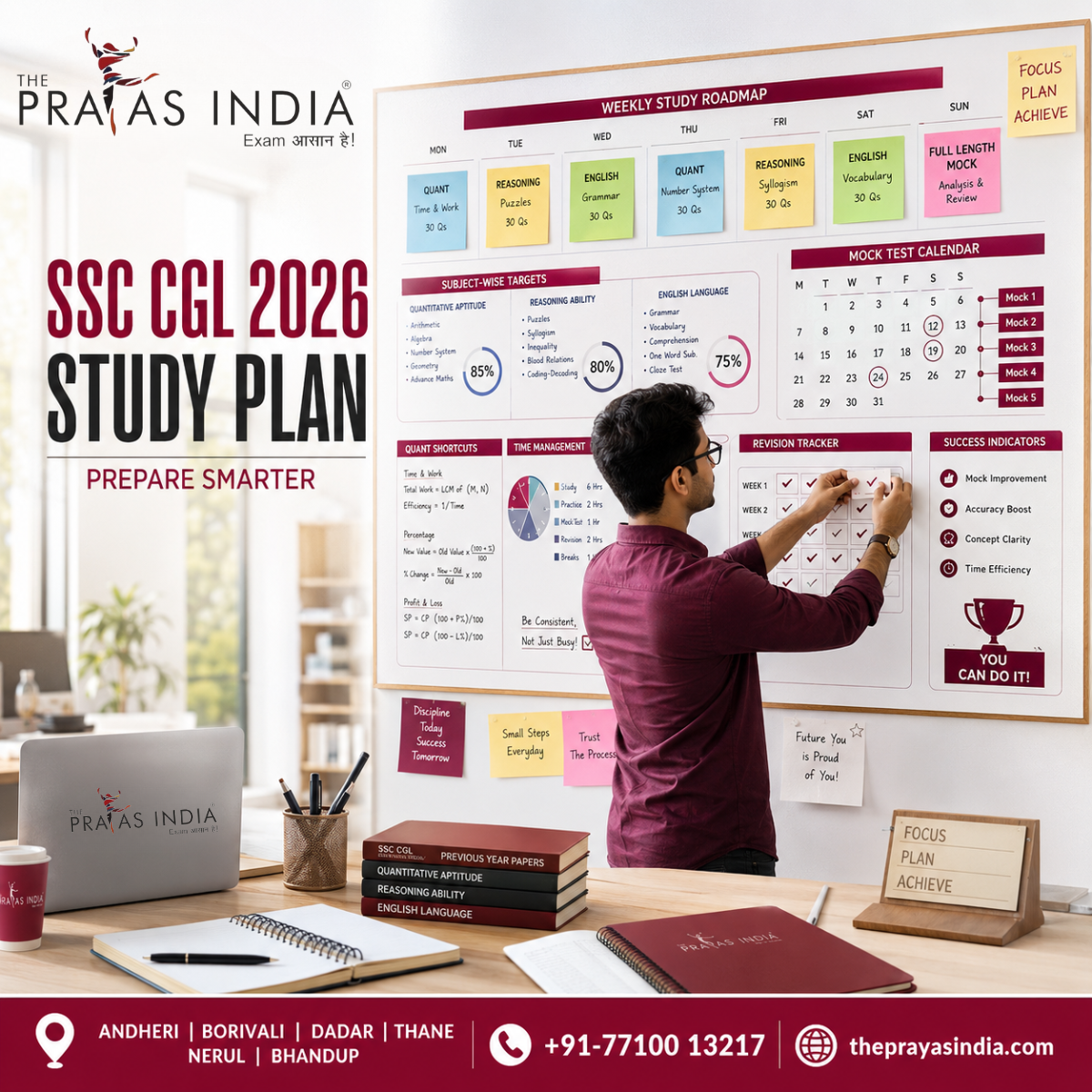 Best Study Plan for SSC CGL 2026 Aspirants