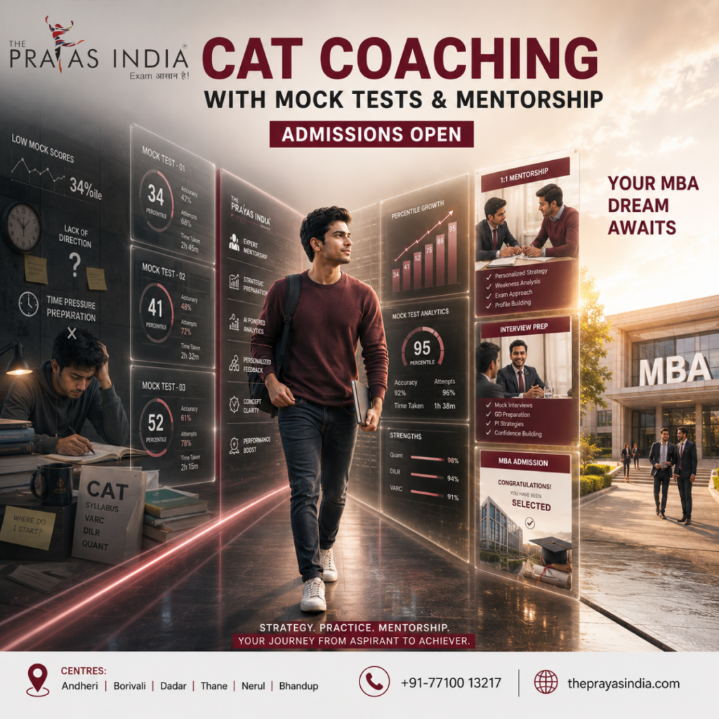 CAT Coaching in Mumbai with Mock Tests & Mentorship