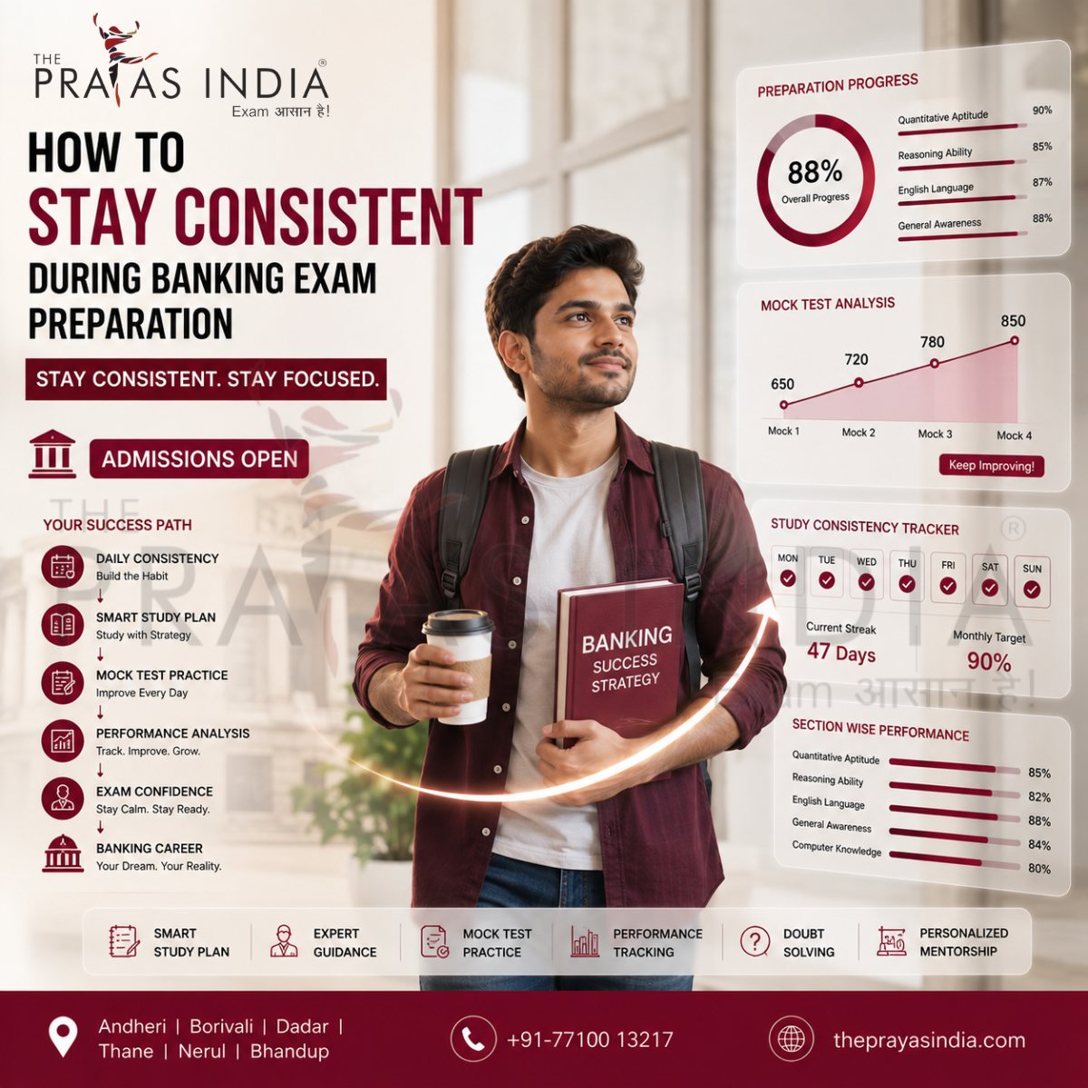 How to Stay Consistent During Banking Exam Preparation