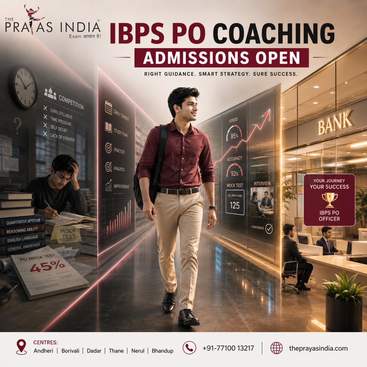 Join IBPS PO Coaching at The Prayas India