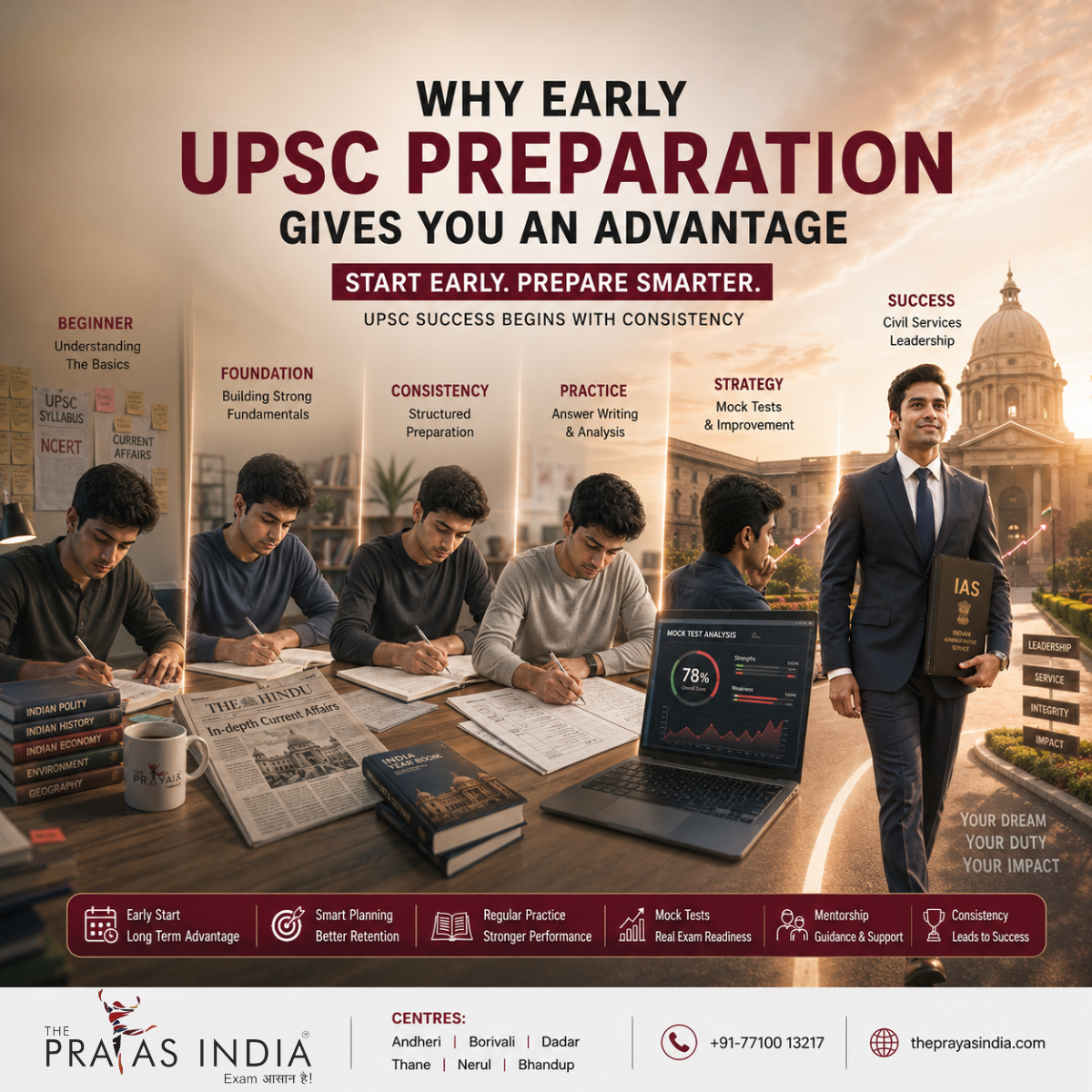 Why Early UPSC Preparation Gives You an Advantage