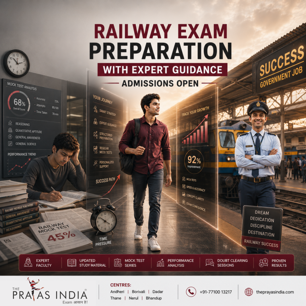 Why Students Prefer The Prayas India for Railway Exam Preparation