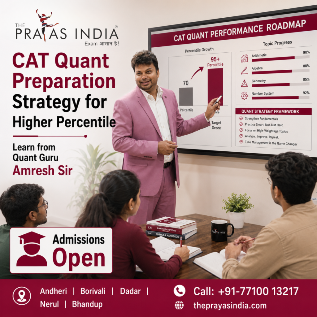 CAT Quant Preparation Strategy for Higher Percentile