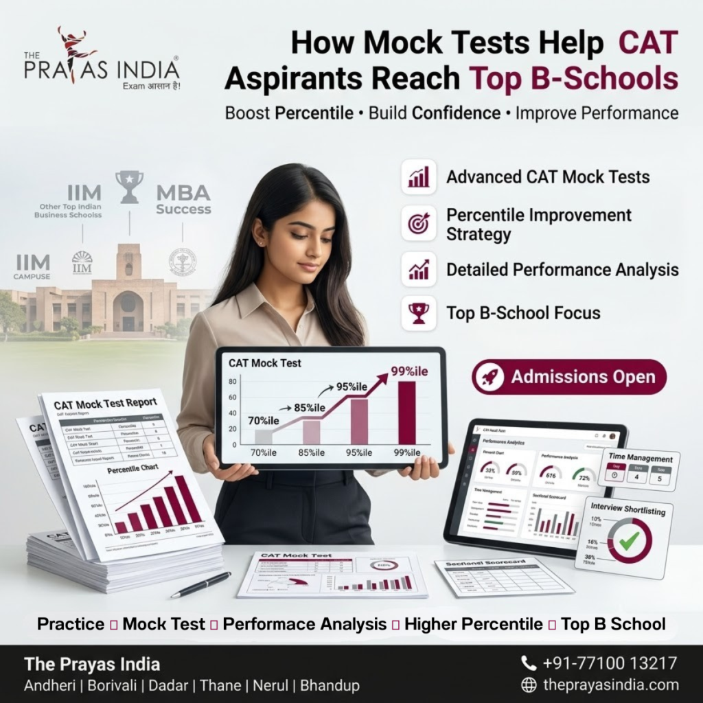 How Mock Tests Help CAT Aspirants Reach Top B-Schools
