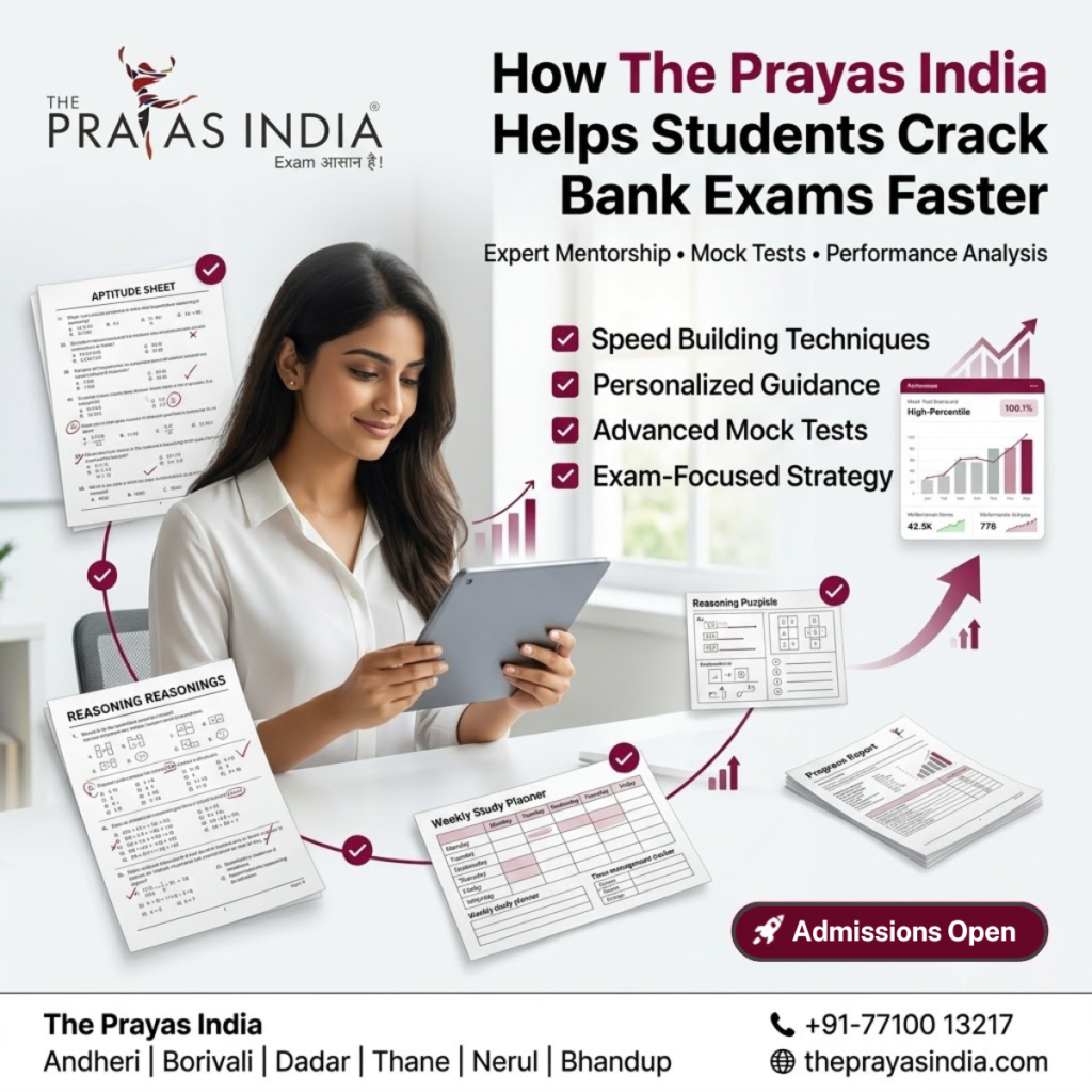 How The Prayas India Helps Students Crack Bank Exams Faster