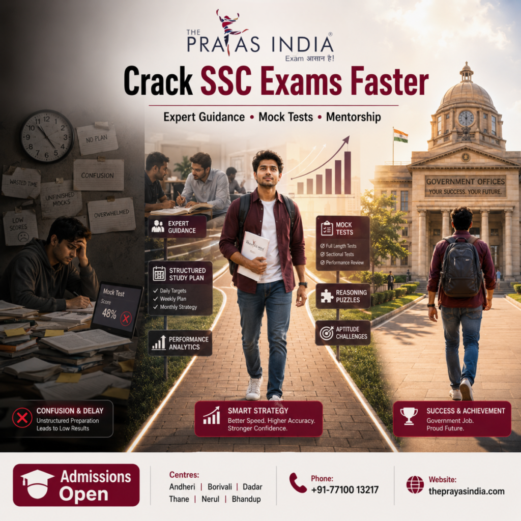 How The Prayas India Helps Students Crack SSC Exams Faster