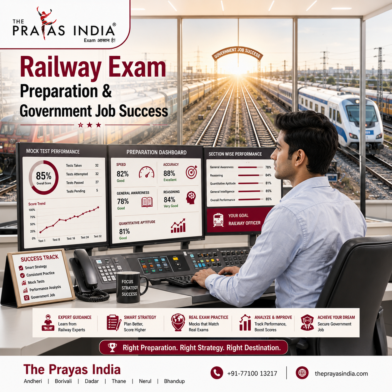 Join The Prayas India for Railway Exam Preparation & Government Job Success