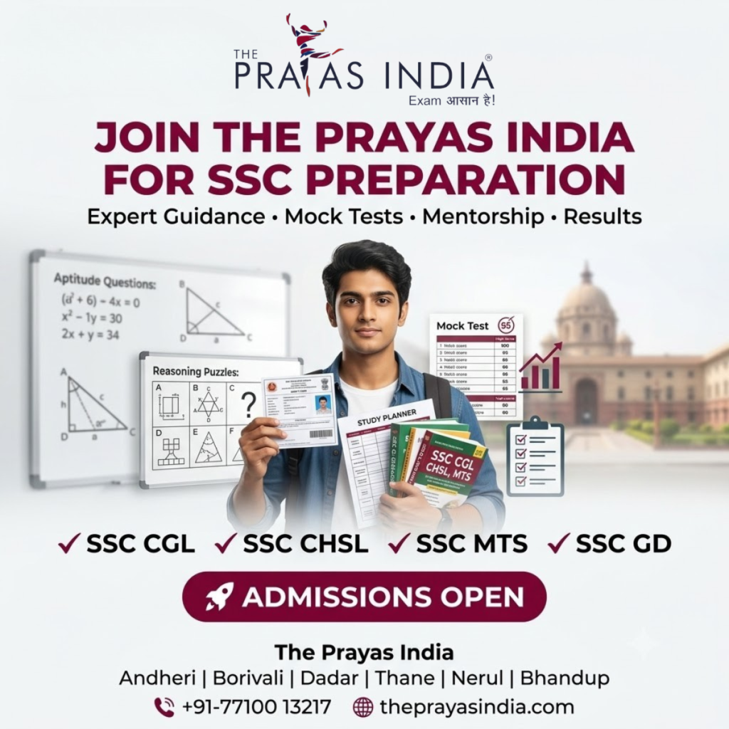 Join The Prayas India for SSC Preparation