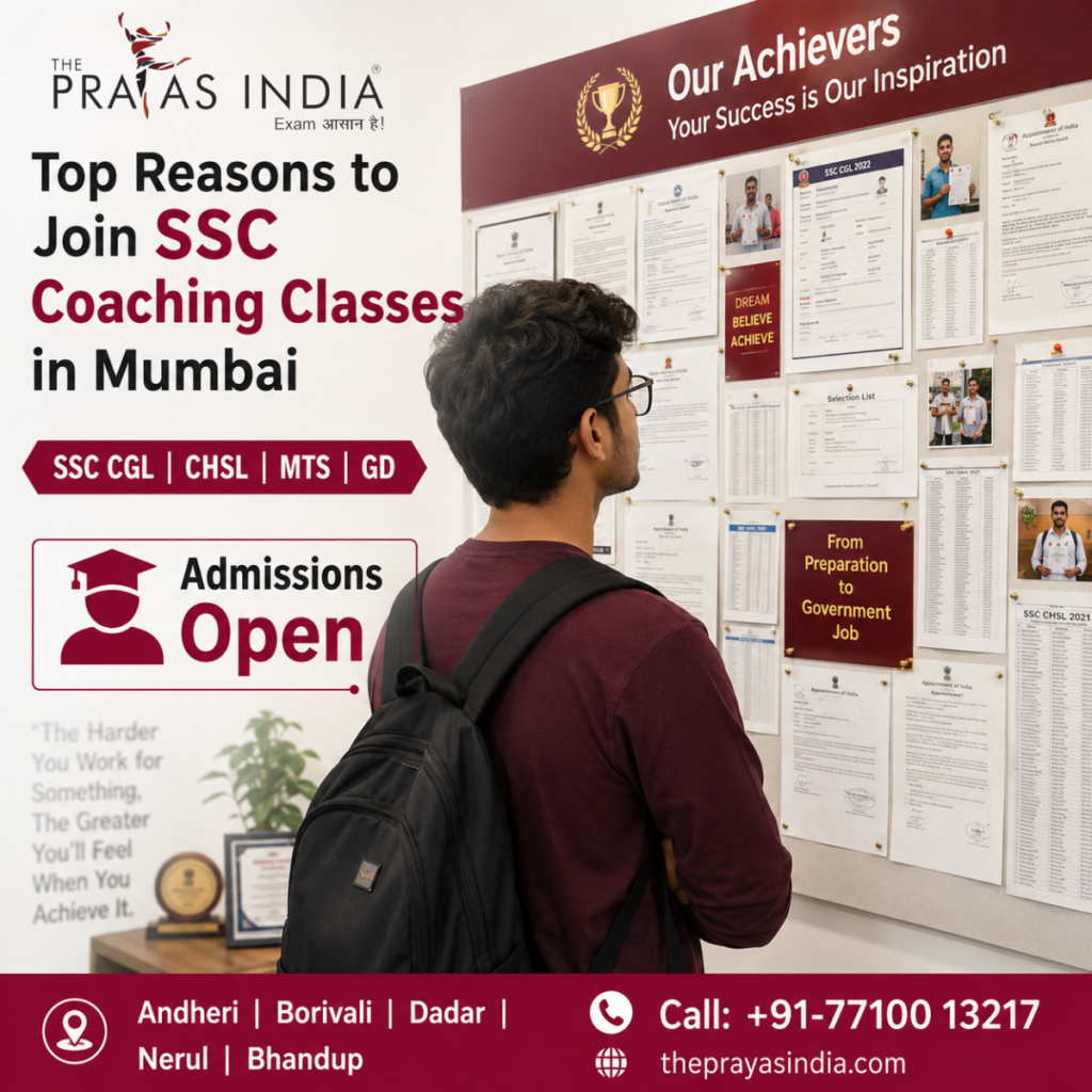 Top Reasons to Join SSC Coaching Classes in Mumbai