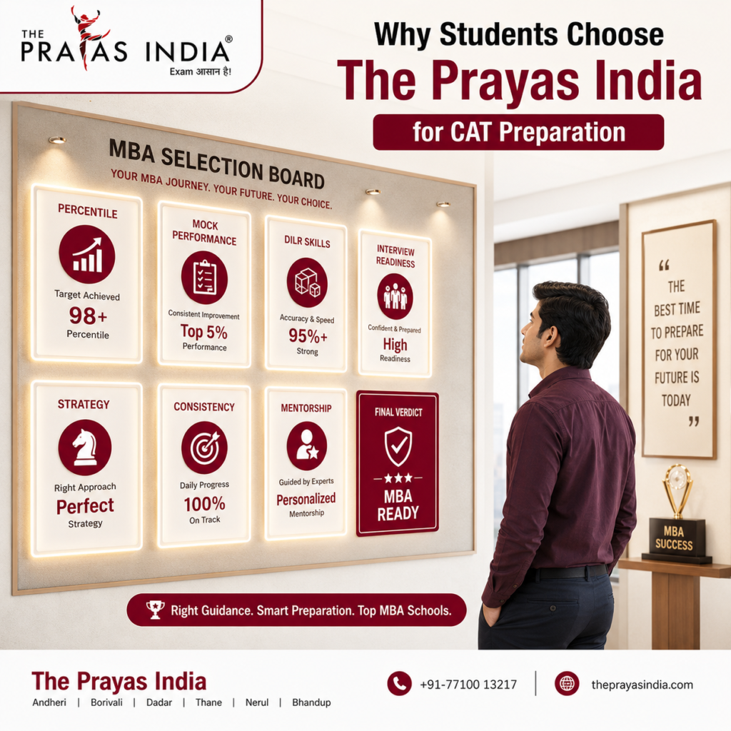 Why Students Choose The Prayas India for CAT Preparation