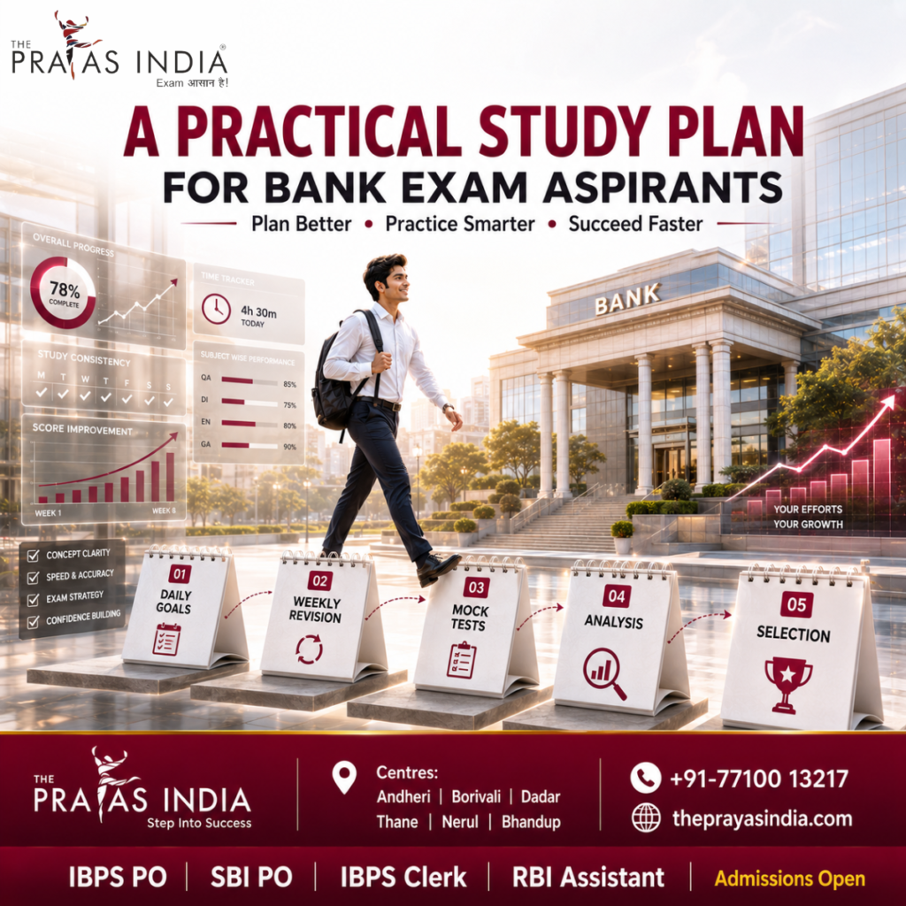 A Practical Study Plan for Bank Exam Aspirants