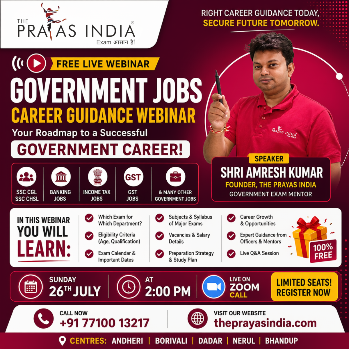 Free Government Jobs Career Webinar 2026