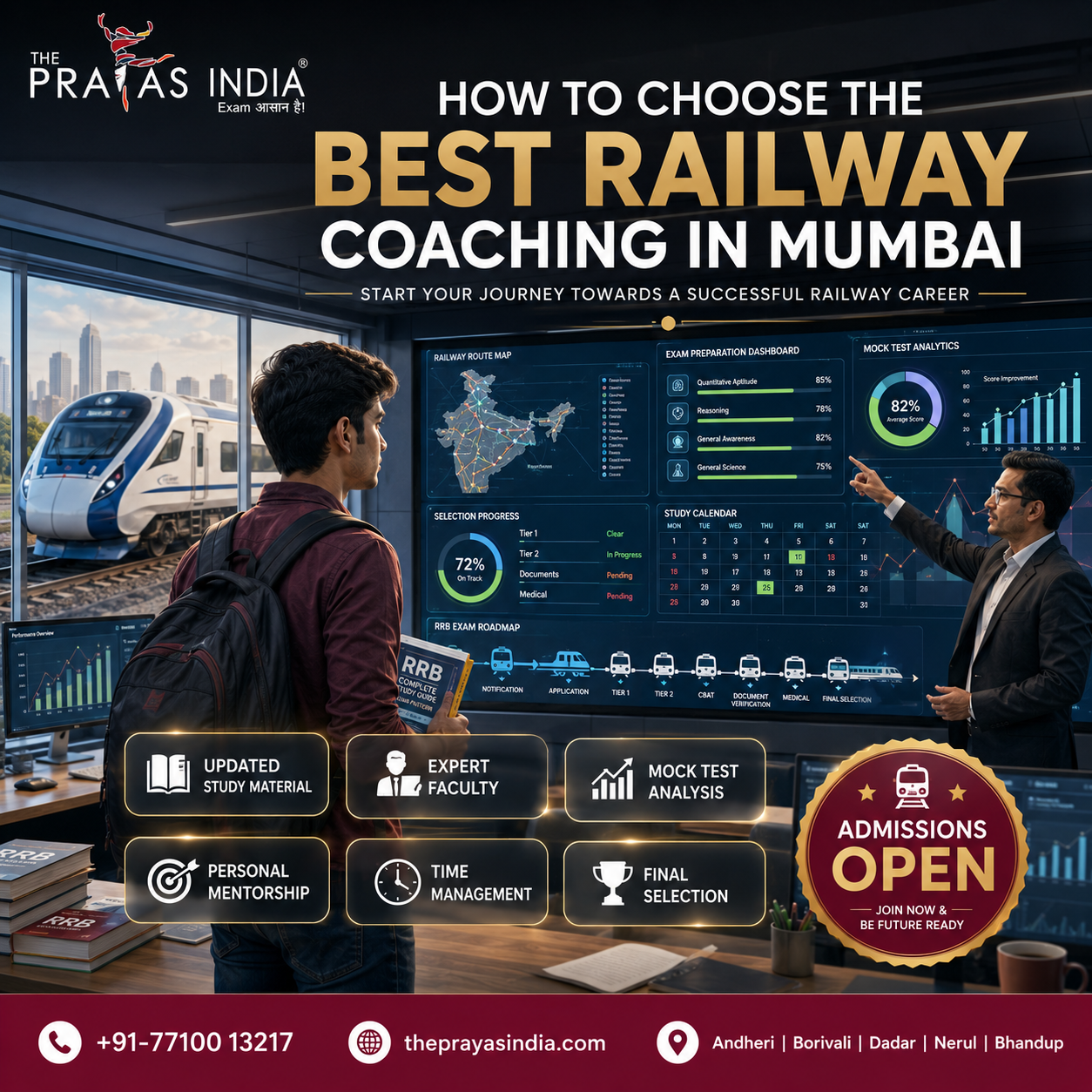How to Choose the Best Railway Coaching in Mumbai
