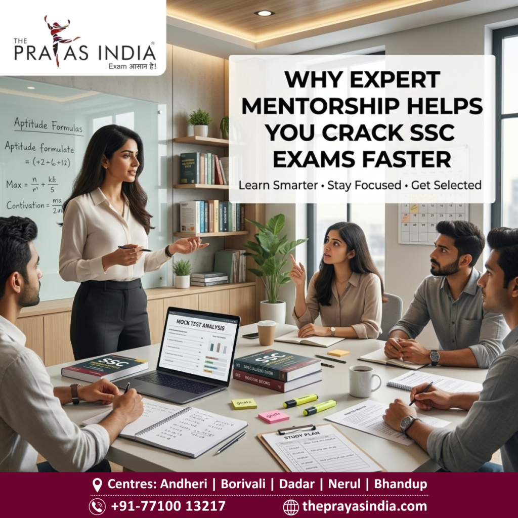 Why Expert Mentorship Helps You Crack SSC Exams Faster