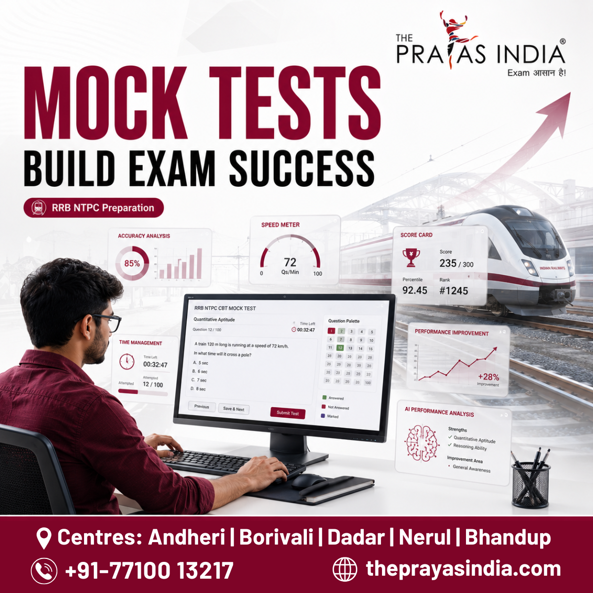 Why Mock Tests Are Essential for Railway Exam Success
