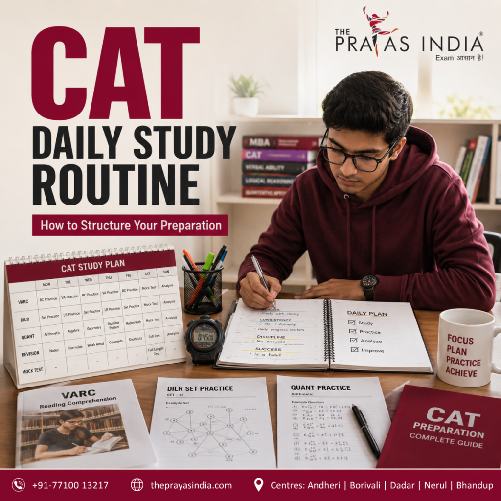 CAT Daily Study Routine: How to Structure Your Preparation