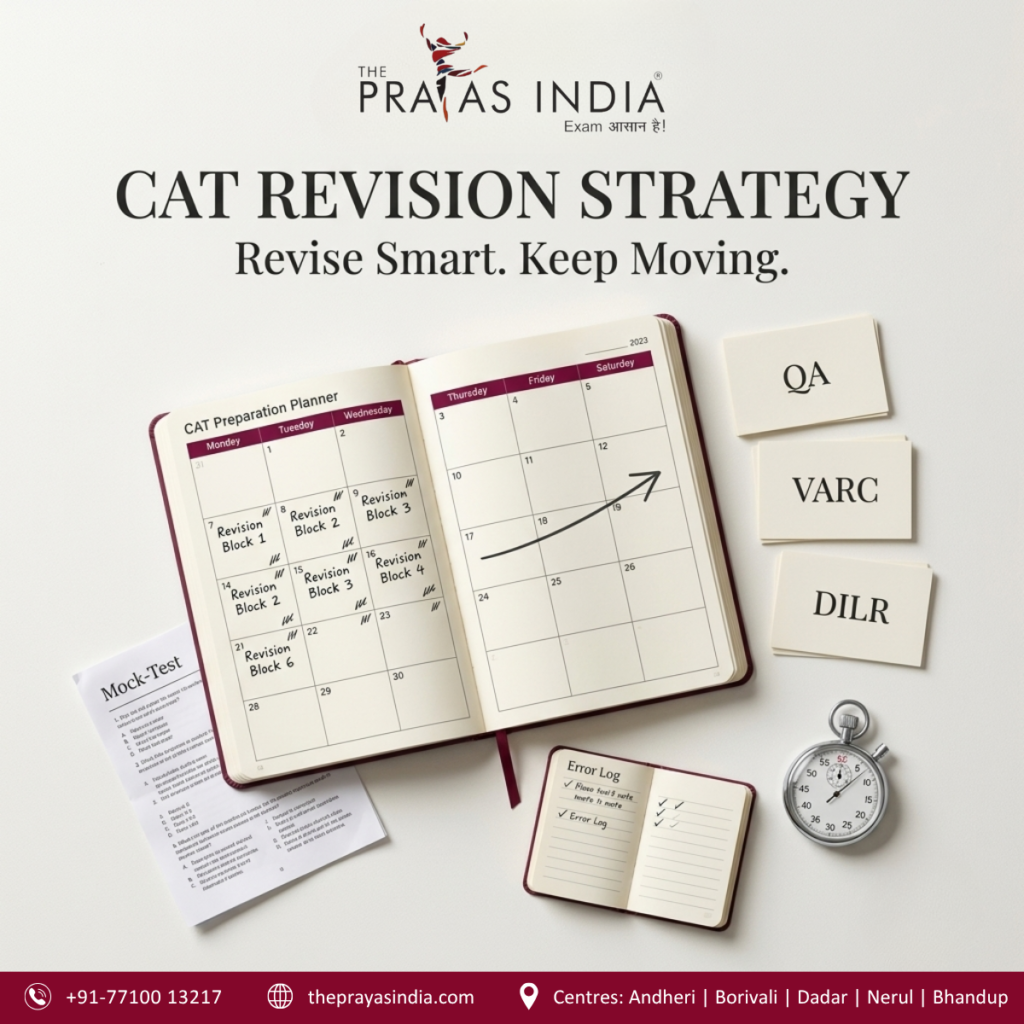 CAT Revision Strategy: How to Revise Without Losing Momentum