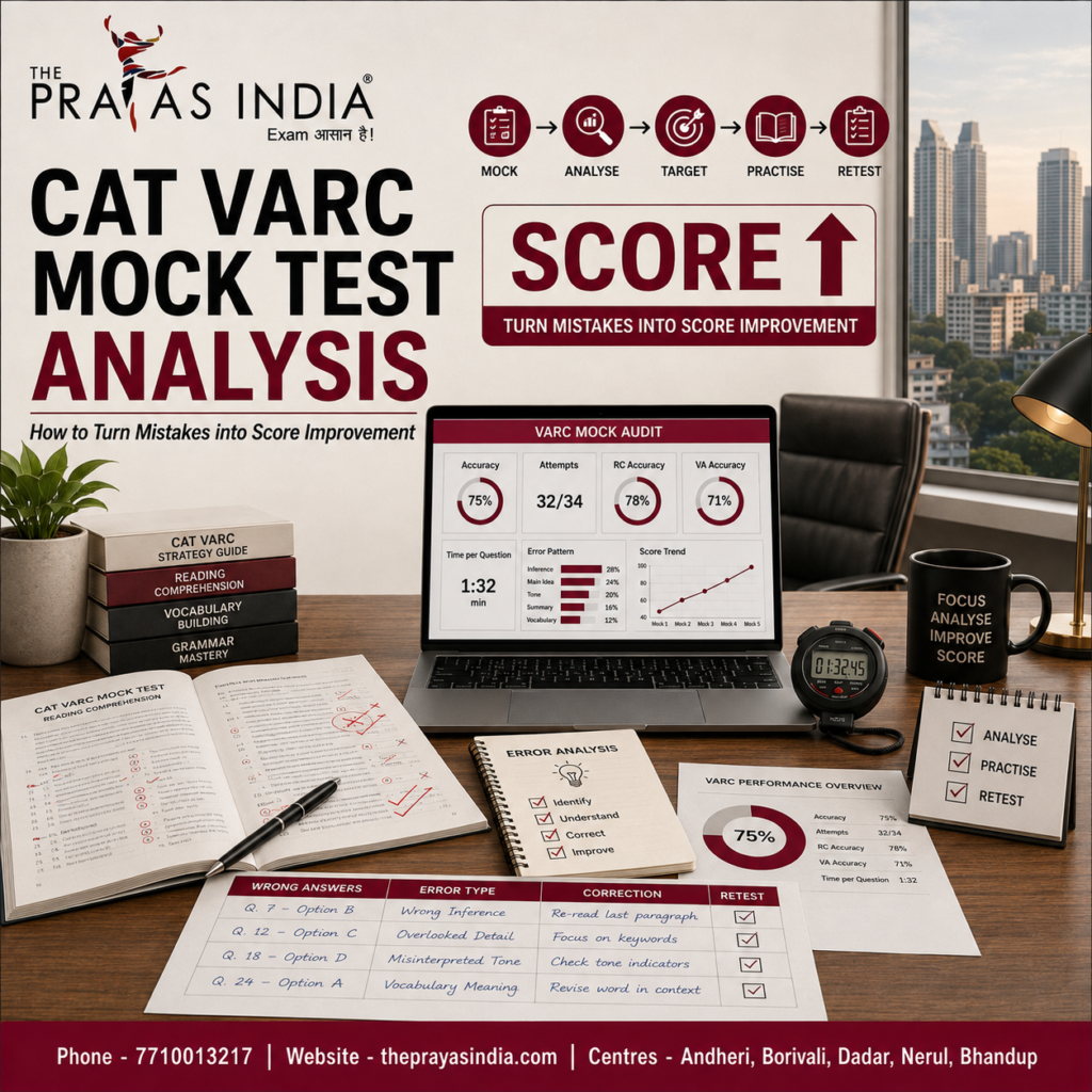 CAT VARC Mock Test Analysis The Prayas India